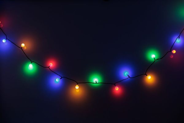 Reťaz MagicHome Vianoce Cherry Balls, 100x LED multicolor, IP44, 8 funkcií, osvetlenie, L-9,90 m – Obrázok 3