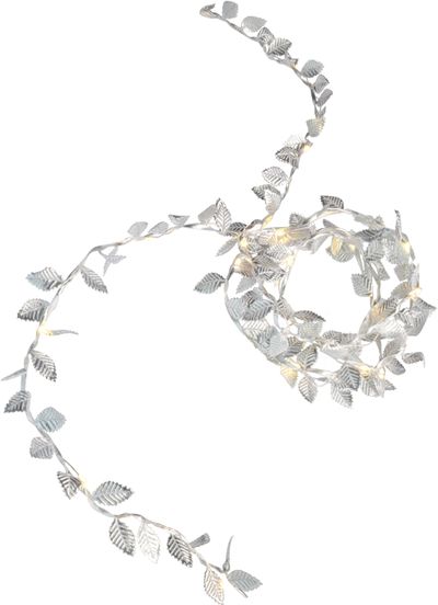 Reťaz MagicHome Vianoce Leafdeco, 20x mLED teplá biela, 2xAA, IP 20, interiér, osvetlenie, L-1,90 m – Obrázok 4