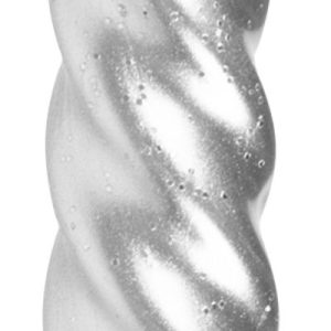 Sviečka MagicHome Vianoce, 25 cm, bal. 2 ks, strieborná, špirálová, točená