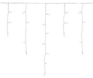Reťaz MagicHome Vianoce MULTI CONNECT Icicle, 400 LED teplá biela, cencúľová, jednoduché svietenie, 230 V, 50 Hz, IP44, bez zdroja, exteriér, osvetlenie, L-10 m