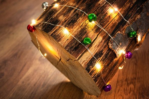 Reťaz MagicHome Vianoce Bell, 20x LED biela, so zvončekom, 2xAA, jednoduché svietenie, osvetlenie, L-1,9 m – Obrázok 2