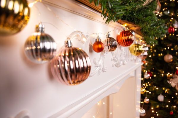 Reťaz MagicHome Vianoce Ball, 20x LED teplá biela, s guľami, 2xAA, jednoduché svietenie, osvetlenie, L-1,9 m – Obrázok 4