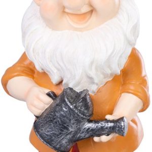 Dekorácia MagicHome, Trpaslík s konvičkou, polyresin, 12,5x12x30 cm