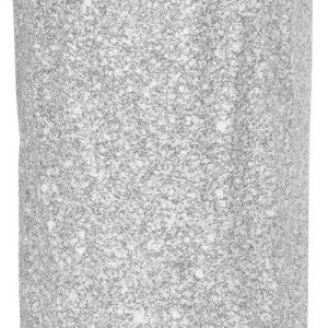 Dekorácia MagicHome, Váza, sivá, dolomit, 10,2x10,2x23,10 cm