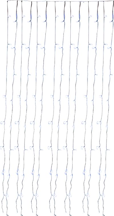 Reťaz MagicHome Vianoce Curtain, 160 LED studená biela, 230V, 50 Hz, 8 funkcií, časovač, osvetlenie, L-1,5 + 2 m