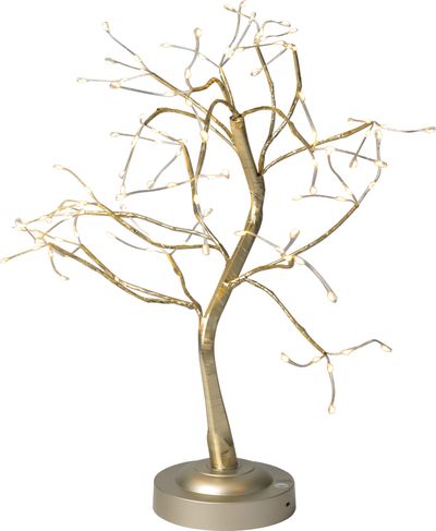 Dekorácia MagicHome Vianoce, stromček, 108 LED teplá biela, 3xAA, USB, jednoduché svietenie, 45 cm – Obrázok 5