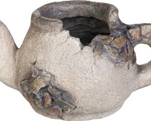 Dekorácia MagicHome, Črepník - kvetináč, mozaika, keramika, 23,5x40x20,5 cm