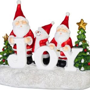 Dekorácia MagicHome Vianoce, Santa JOY, 11x24.5x19.5 cm