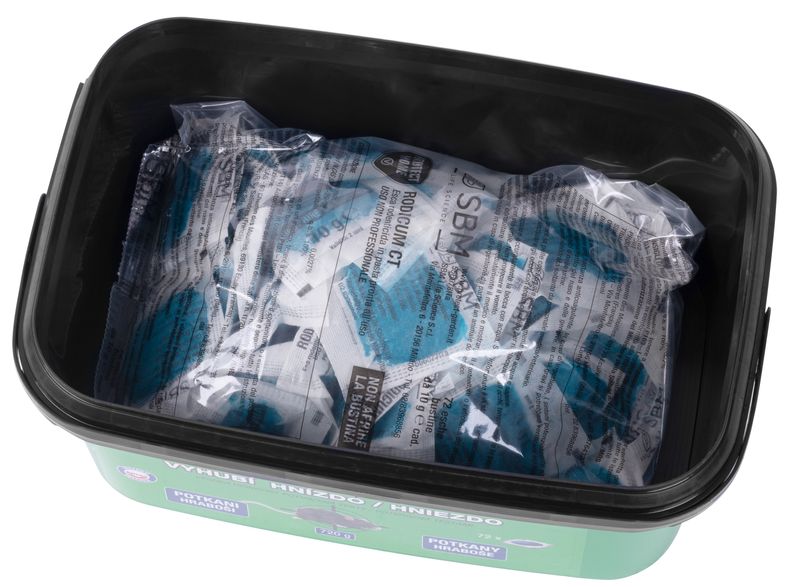 Návnada RODICUM extra, na myši a potkany, 720 g, mäkká – Obrázok 2