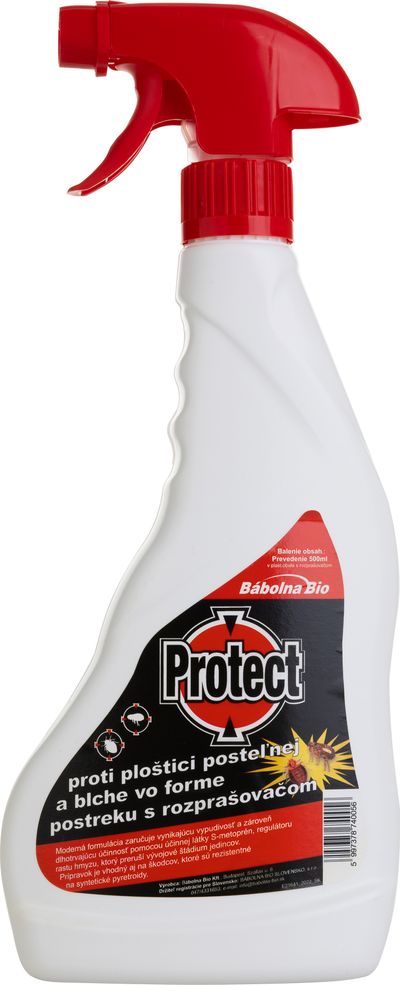 Postrek PROTECT, proti ploštici a blche, rozprašovač, 500 ml – Obrázok 3