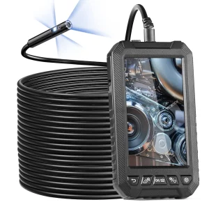 Endoskopická kamera, inšpekčná kamera, 1080P kamera na potrubie, 15 m kábel, 12,7 cm displej
