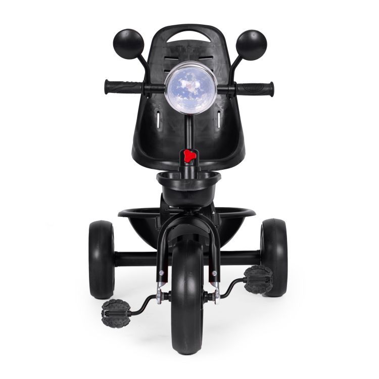 Detská trojkolka, kočík, 3 v 1, otočné sedadlo, červená strieška, ECOTOYS – Obrázok 6