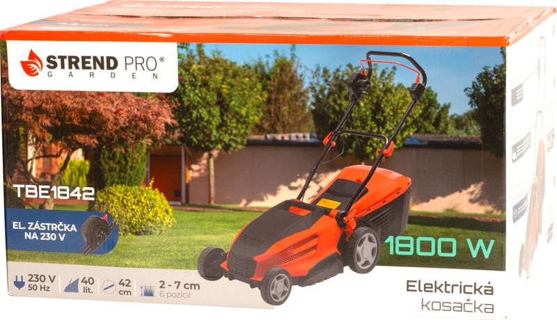 Kosačka Strend Pro TBE1842, elektrická, 1,8 kW, záber 42 cm – Obrázok 2