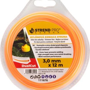 Silon na kosenie DualCut DBQ 3,0 mm, L-12 m, hranatý