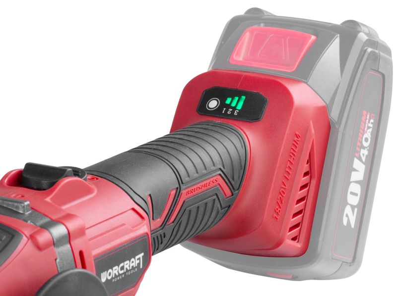 Leštička Worcraft COP-S20Li ShareSYS, 20V Li-ion, 150 mm, na auto, bezuhlíková, orbitálna – Obrázok 4