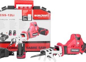 Píla Worcraft CSS-12Li, 12V, 2x 2.0Ah Li-Ion, chvostová, vyvetvovacia
