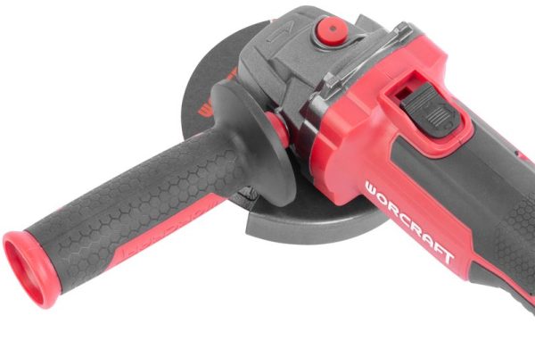 Brúska Worcraft CAG-S20LiBH ShareSYS, 115 mm, uhlová, 20V, Li-ion, bezuhlíková – Obrázok 4