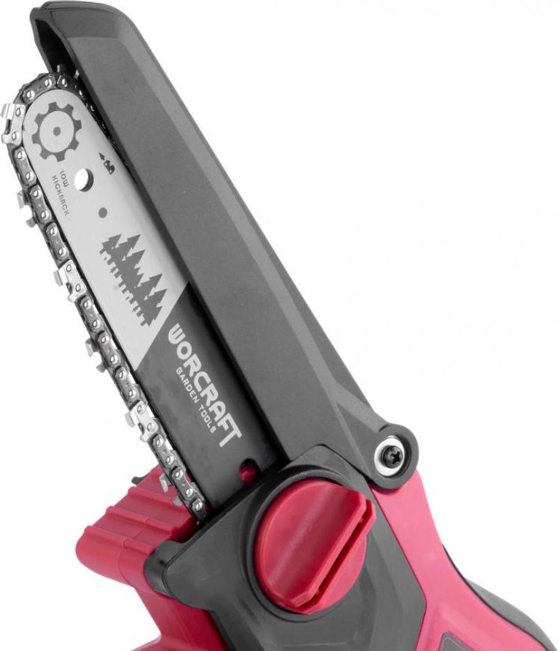 Píla Worcraft CHS-S20LiBPM ShareSYS, 20V Li-Ion, ručná, mini reťazová, bezuhlíková, lišta 15 cm, SET v kufri (náhrada za 114570) – Obrázok 7