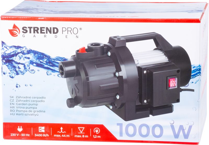 Čerpadlo Strend Pro Garden, EJ-JET 1001, 1000W, 3500 lit./hod, záhradné – Obrázok 2