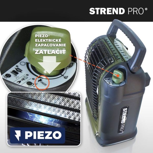 Ohrievač Strend Pro AD037, na kartuš so závitom, kempingový, prenosný, piezo – Obrázok 7