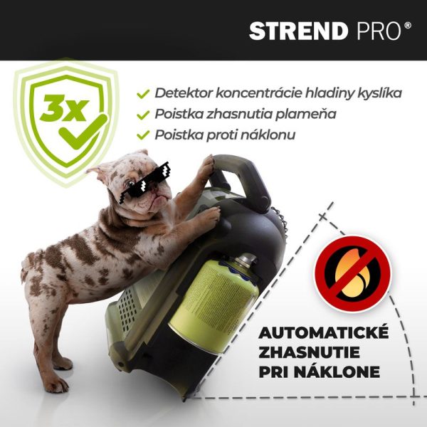 Ohrievač Strend Pro AD037, na kartuš so závitom, kempingový, prenosný, piezo – Obrázok 3