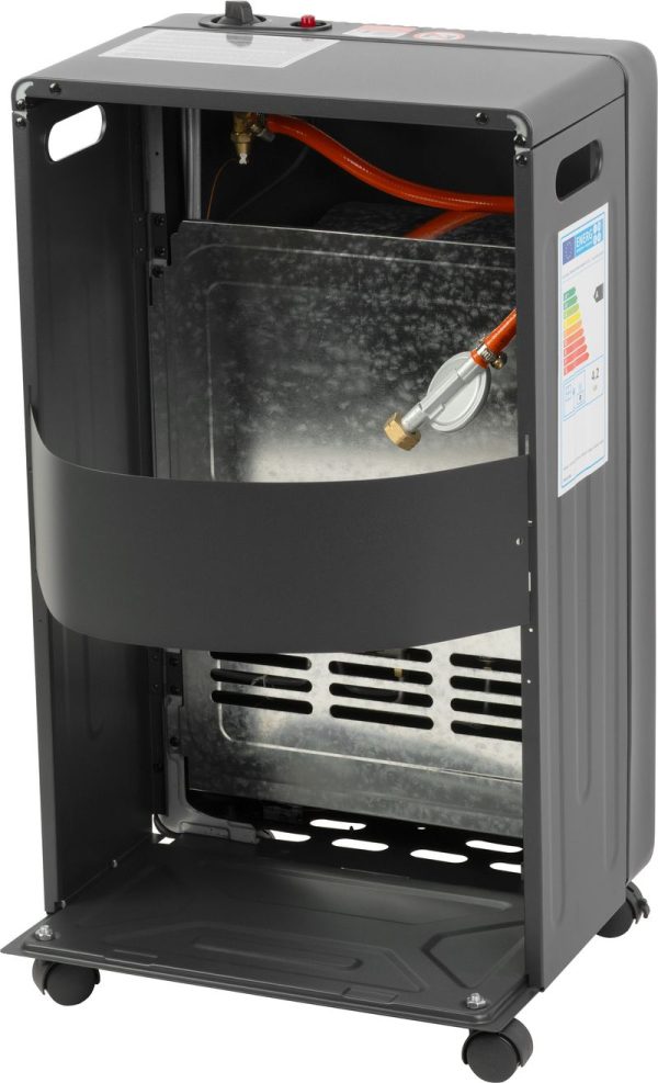 Ohrievač Strend Pro DA-201F 4,2kW, + plynová hadica a regulátor plynu, plynový, skladací – Obrázok 4