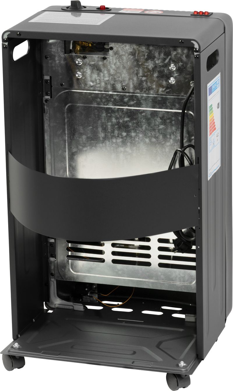 Ohrievač Strend Pro DA-201QAF 4,2kW + 1,2kW, + plynová hadica a regulátor plynu, 2v1, plynový, s ventilátorom, skladací – Obrázok 5
