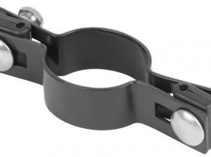 Objímka Strend Pro EUROSTANDARD, 38 mm, priebežná, antracit, RAL7016, na okrúhly stĺpik