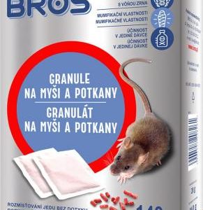 Návnada Bros, na myši a potkany, granule, 140 g