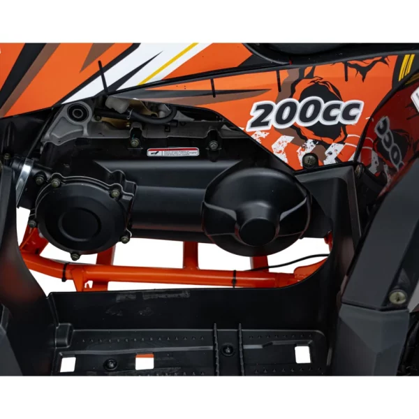 180CC PRO RIDER Motorová štvorkolka Orange – Obrázok 6