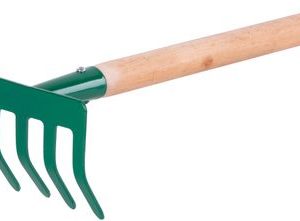 Hrabličky záhradné Strend Pro Herrison 9372B, 5 zubé, s násadou, hrable, ručné