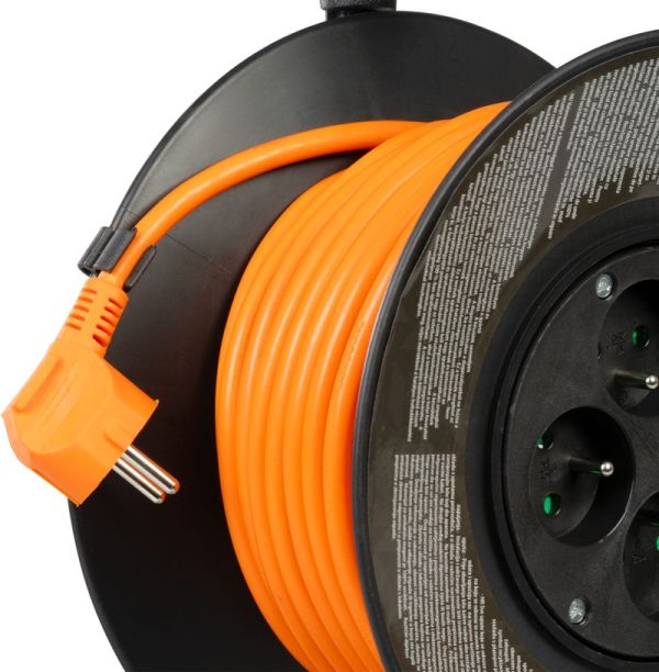 Kábel Strend Pro DG-FB04 predlžovací, L-25 m, na bubne, prierez 1,5 mm2 – Obrázok 3