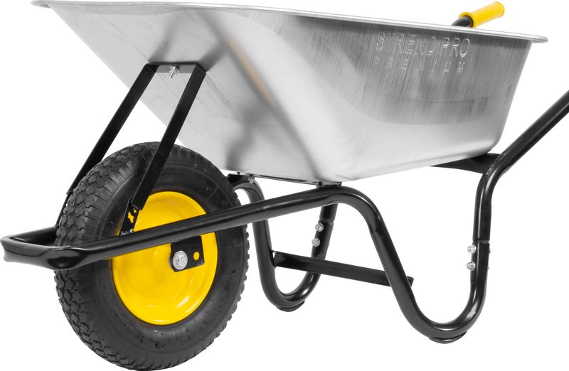 Fúrik Strend Pro Premium Fortis BLACK ES, koleso PN nafukovacie, Zn, 85 lit, max. 250kg (demont) – Obrázok 2