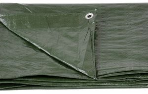 Plachta Tarpaulin Light 2x8 m, 65 g/m, zakrývacia, zelená, s okami