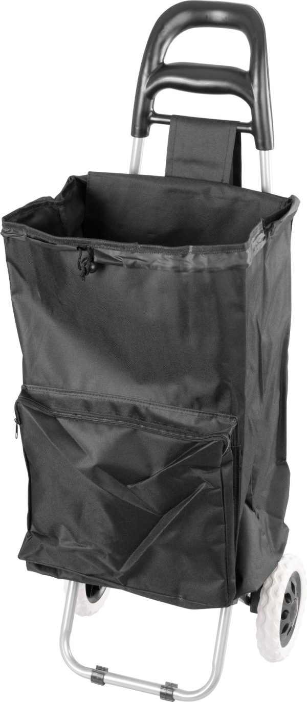 Vozík Demeter, PE/PVC, EVA, 30 kg, 35x30x96 cm, nákupný – Obrázok 4
