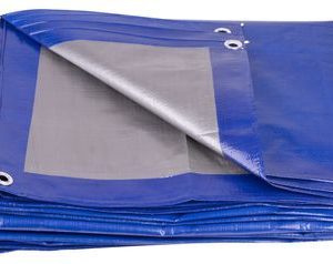 Plachta Tarpaulin Profi 2x8 m, 140 g/m, zakrývacia, modrá, s okami