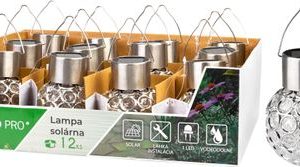 Lampa Strend Pro Propus, 8x11 cm, solárna, 1x LED, AAA, Sellbox 12 ks