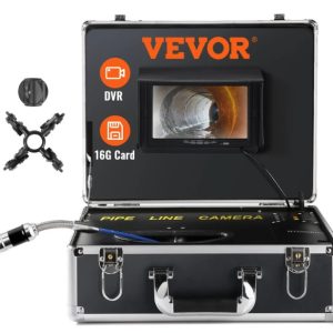 Profesionálna 7" 480p potrubná kamera, 30m kanalizačná kamera, endoskopická kamera 1000TVL, zorný uhol 130°, priemer kamery 25 mm, batéria 4500 mAh na 6 hodín, endoskopická kamera, DVR a nahrávanie fotografií