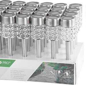 Lampa Strend Pro Sabik, 375 mm, solárna, 1x LED, AAA, Sellbox 24 ks