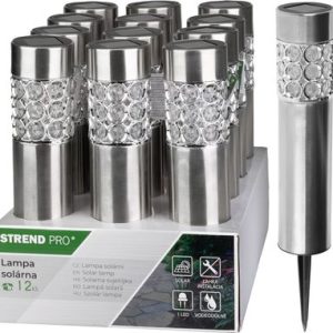 Lampa Strend Pro Wezen, 375 mm, solárna, 1x LED, AAA, Sellbox 12 ks