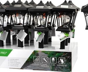 Lampa Strend Pro Heka, 430 mm, solárna, 1xLED, AA, Sellbox 12 ks