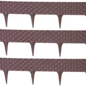 Palisáda RattanPalisade L-2,40 m, tmavá hnedá, bal. 3 ks, 820x95/200 mm, UV