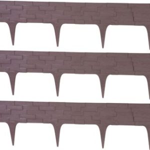 Palisáda StonePalisade L-2,37 m, tmavá hnedá, bal. 3 ks, 790x95/200 mm, UV