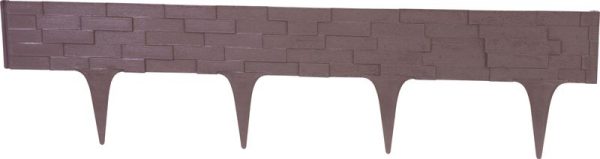 Palisáda StonePalisade L-2,37 m, tmavá hnedá, bal. 3 ks, 790x95/200 mm, UV – Obrázok 2