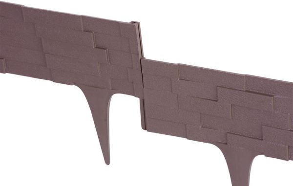 Palisáda StonePalisade L-2,37 m, tmavá hnedá, bal. 3 ks, 790x95/200 mm, UV – Obrázok 4