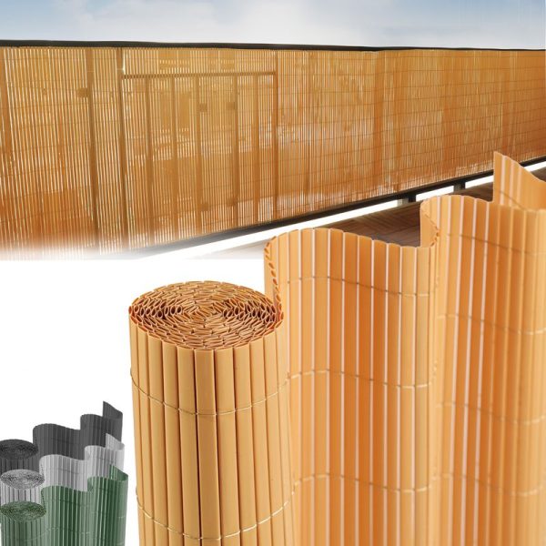 Plot Ence DF13, PVC 1000 mm, L-3 m, bambus, 1300g/m2, UV – Obrázok 2