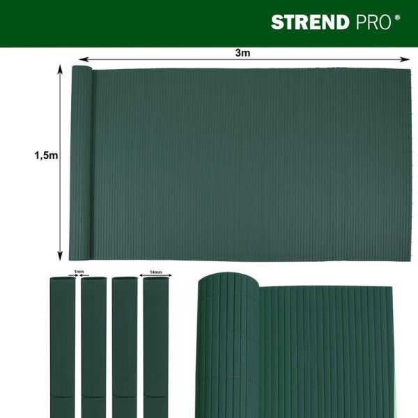 Plot Ence DF13, PVC 2000 mm, L-3 m, zelený, 1300g/m2, UV – Obrázok 4
