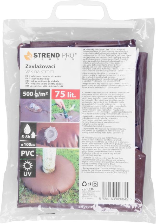 Vak Strend Pro TWB0402, 75 lit., zavlažovací, na strom, koleso, PVC – Obrázok 4
