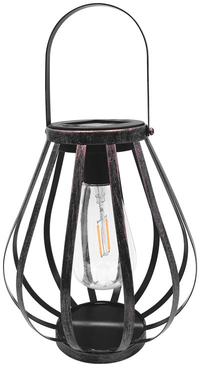 Lampa Strend Pro Hadar, 18x21 cm, solárna, 2x Edison LED, AA