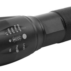 Svietidlo Strend Pro Flashlight FL001, T6 150 lm, AluBody, ZOOM, 2200 mAh, power bank, USB nabíjanie